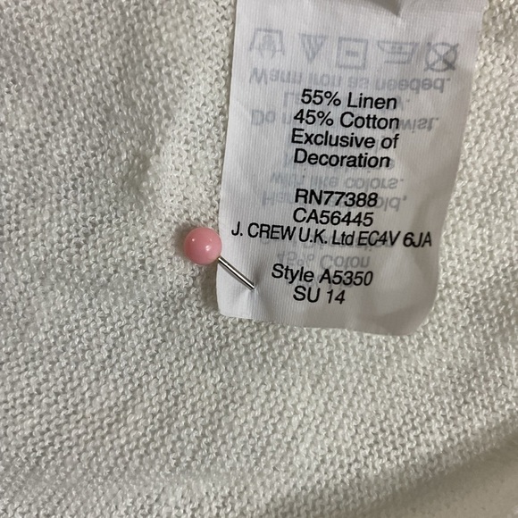 Madewell linen blouse women's, beige - Picture 9 of 11